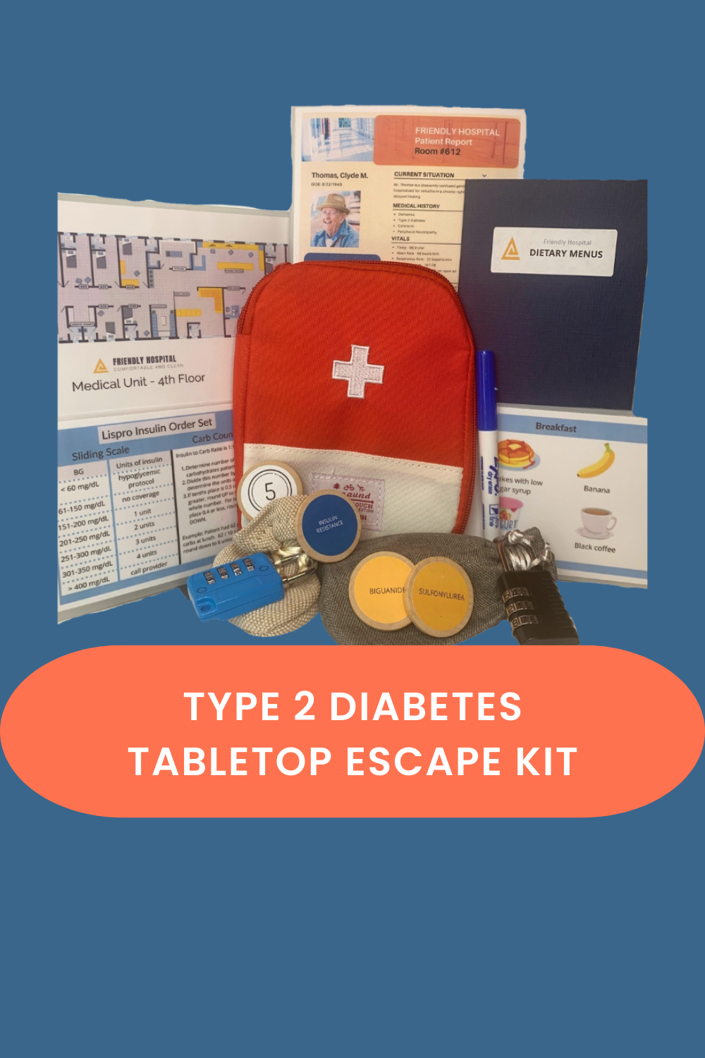 TableTop Case Study Kit - Type 2 Diabetes